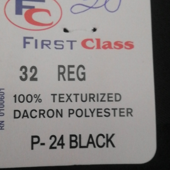 Uniform blaçk dress pants - Picture 2 of 7